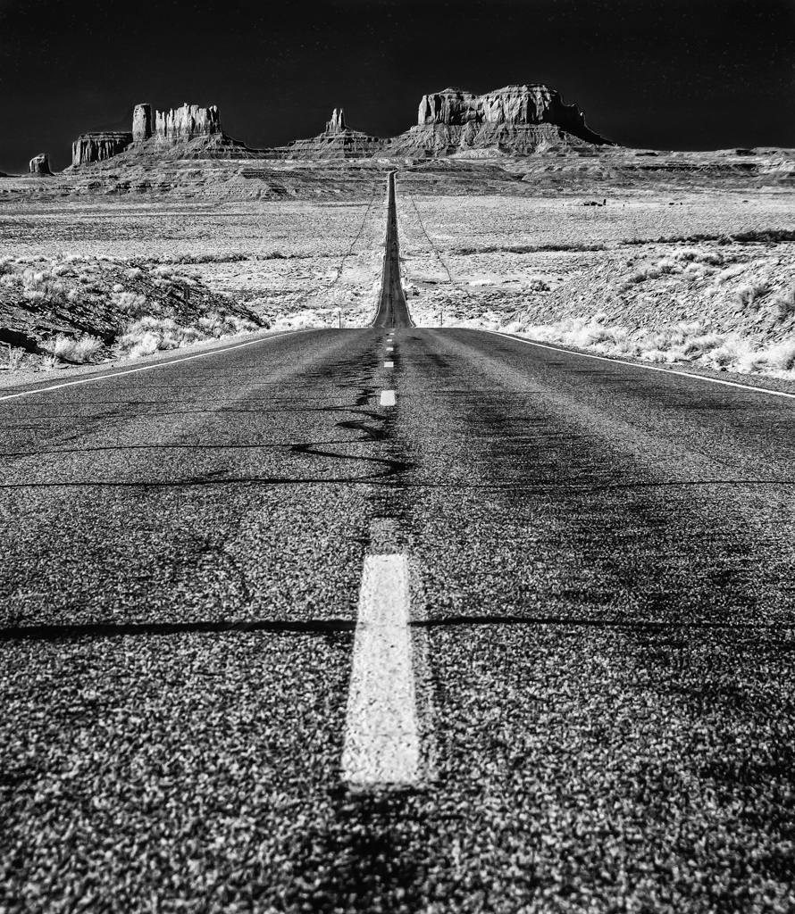 The Long Road – Monument Valley in Infrared